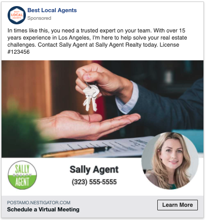 New! Agent focused ads promote your expertise – Postamo
